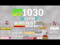 GT 1030 + i5 10400F Test in 85 Games