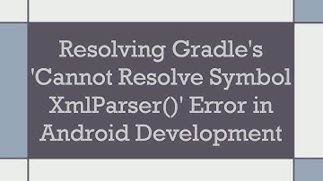 Resolving Gradle