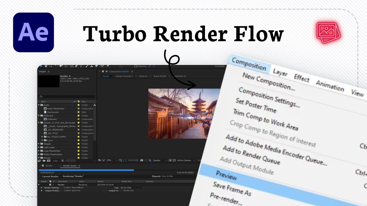How to make rendering faster in After Effects - YouTube