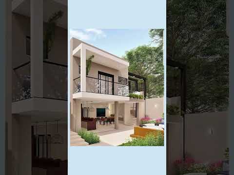 Luxury house front