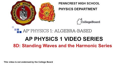 AP Physics 1 8D Standing Waves and the Harmonic Series