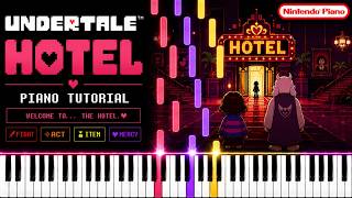 Undertale – Hotel – Piano Tutorial With Sheet Music