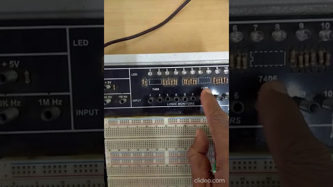 introducing Digital IC Trainer kit YouTube