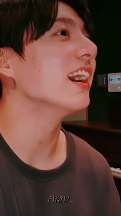 Not Jungkook being shocked by BTS song 😆 (Cr :FJk917_) #Jungkook #BTS #paradise