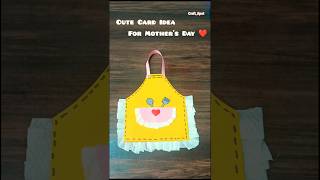 DIY Cute Apron Card for Mother's Day ❤️