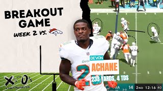 Breaking down De'Von Achane's BREAKOUT game for the Miami Dolphins | Film study