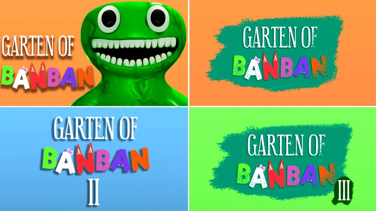 Evolution of Garten of Banban 4 3 2 1 (2022~2023) - ALL Endings