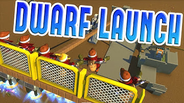 Dwarf Launching! Scrap Mechanic Multiplayer (Scrap Mechanic Early Access)