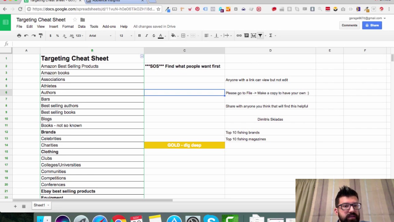 facebook ads targeting cheat sheet youtube facebook cheat sheet