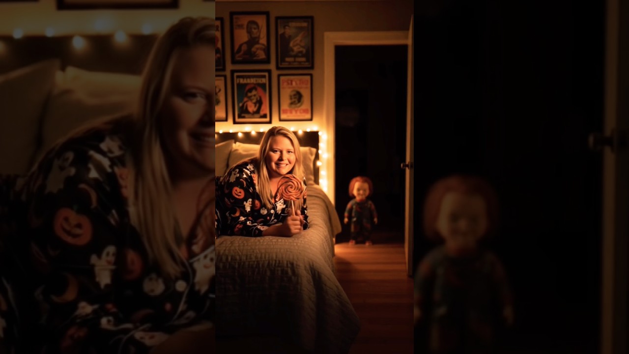 Chucky Crashes Your Only Fans Shoot #horror #chucky #fallonshorts