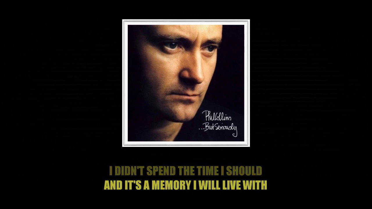 All Of My Life Phil Collins übersetzung PHIL COLLINS - ALL OF MY LIFE - YouTube