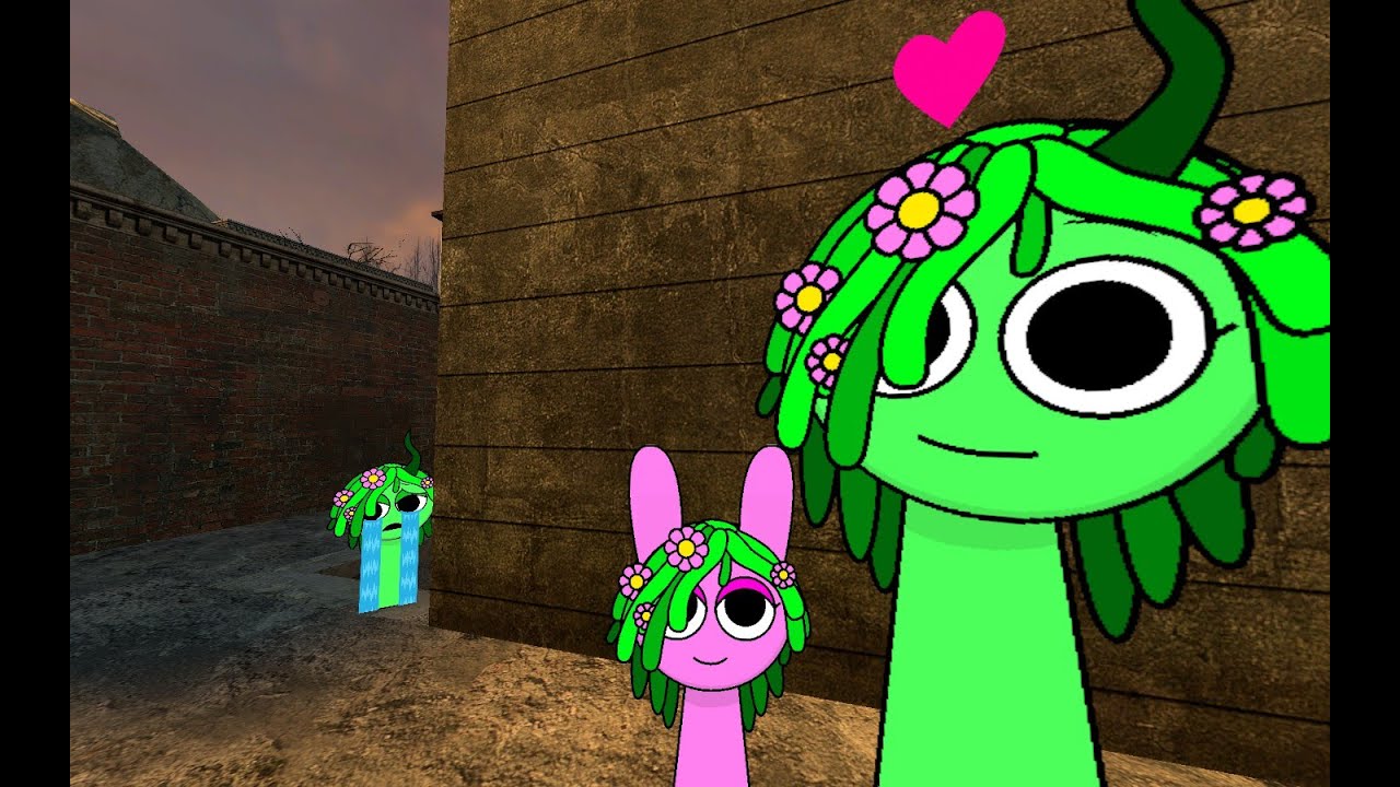 Sprunki Vineria Has A New Daughter Which Makes Her Real Daughter Sad!