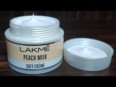 Lakme peach milk soft crème review, makeup primer in india, affordable face moisturising cream