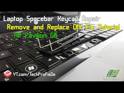 How To Fix Laptop Spacebar Key  HP Notebook Keyboard Tutorial