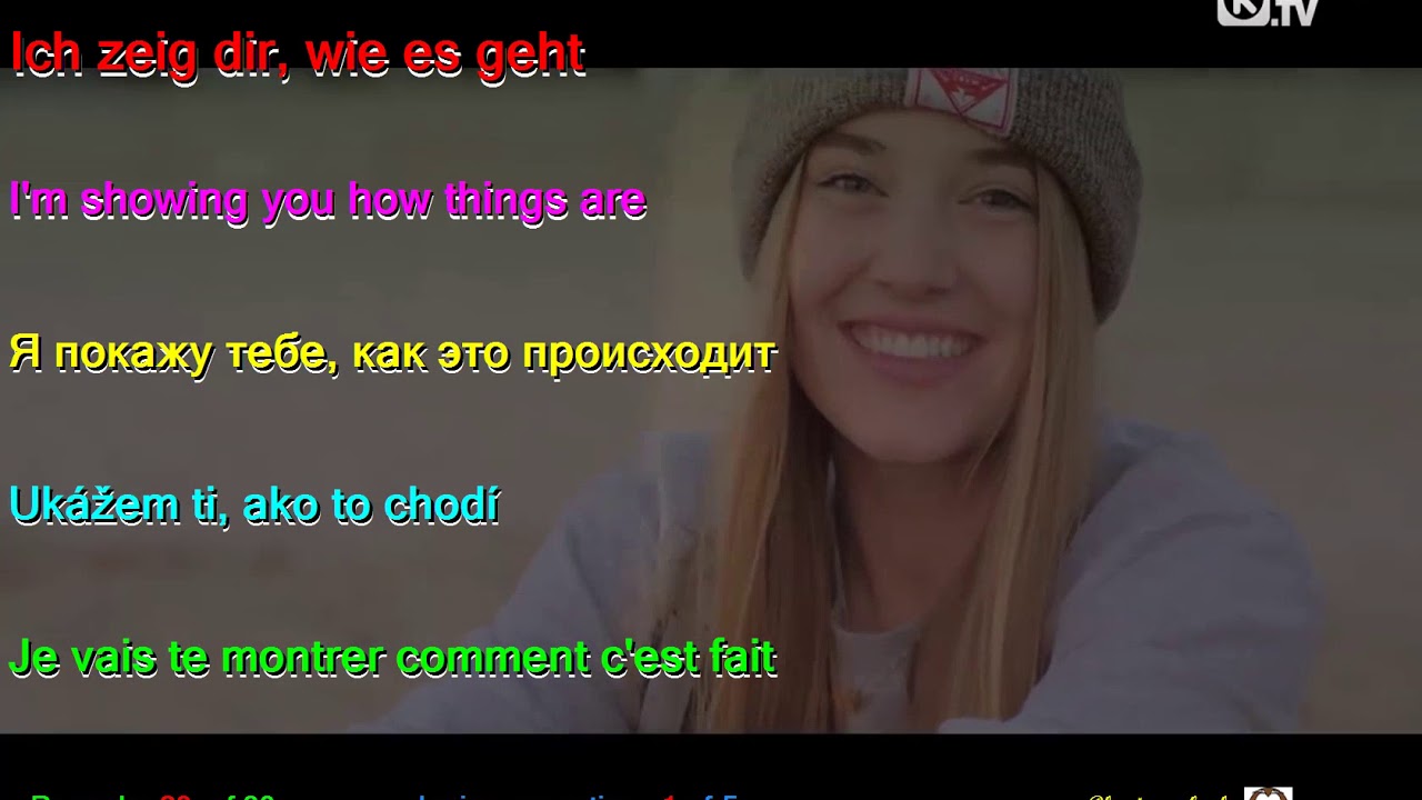 Learn German by Kerstin Ott   Die Immer Lacht She Who Always Laughs German English Russian Czech Fre