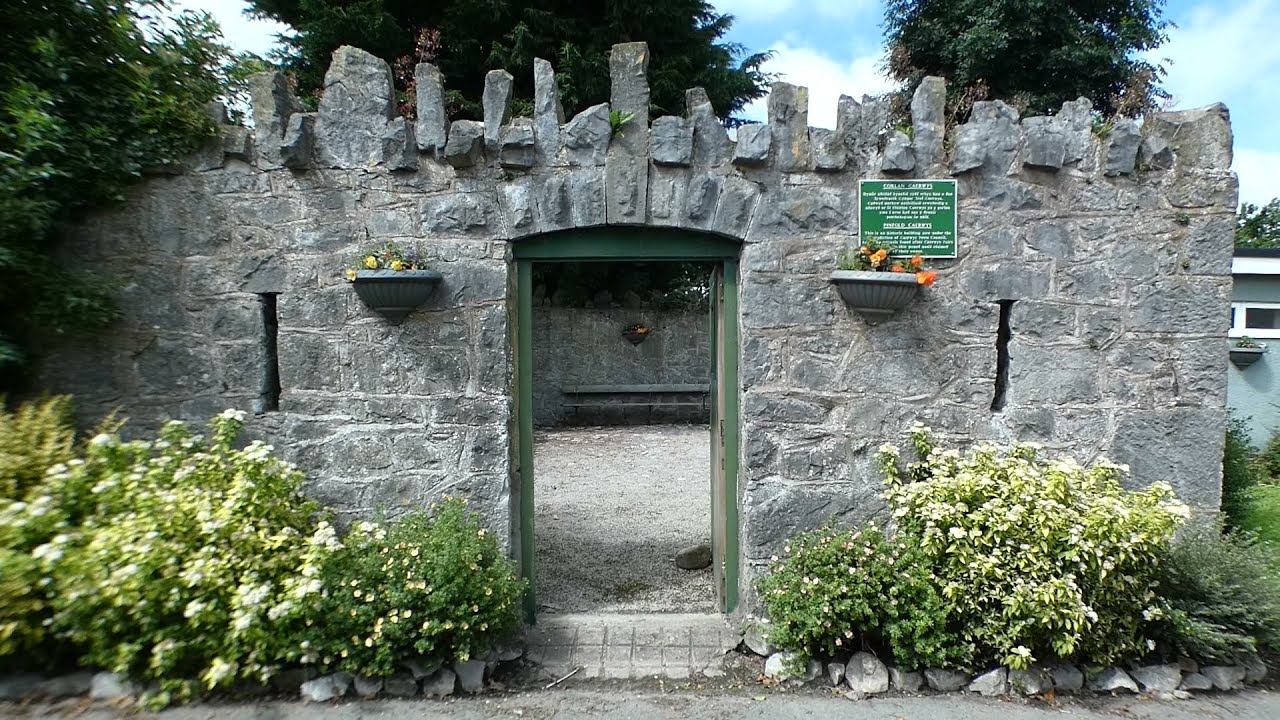 Historic Corlan/Pinfold or stray animal pen at Caerwys Sir Y Fflint Cymru (Flintshire Wales)