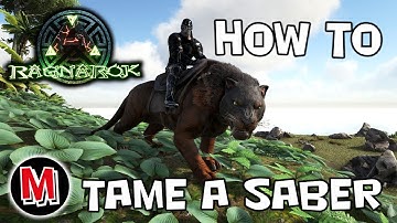 ARK Ragnarok How To Tame a Sabertooth