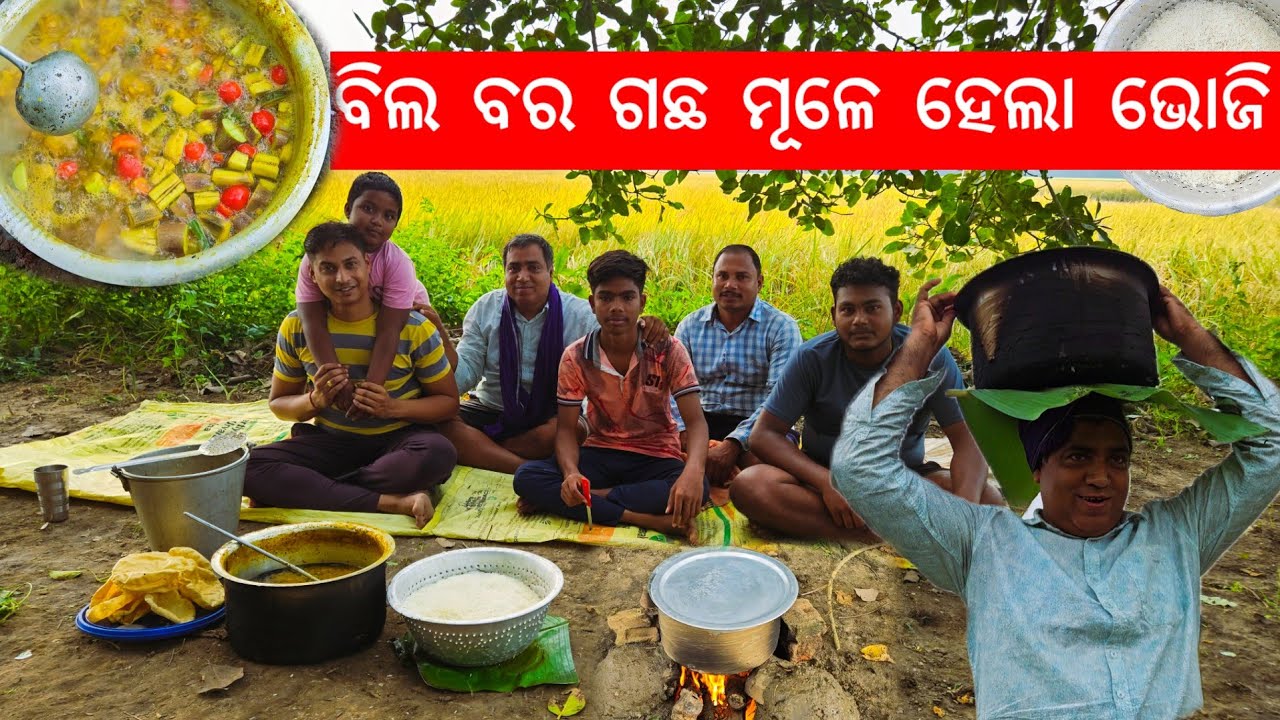 ବିଲ ବର ଗଛ ମୂଳେ ହେଲା ଭୋଜି 😋 ବହୁ ବର୍ଷ ପରେ l Gouranga Nayak Odia Vlogs
