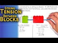 Understanding Forces and Tension in Connected Blocks