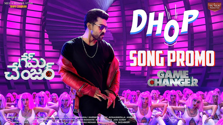 DHOP DHOP Lyrical Song | #GameChanger | Global Star Ram Charan | Kiara Advani | Thaman S | Shankar