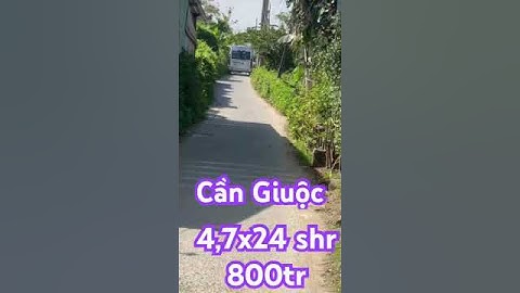 Bán đất thổ cư Cần Giuộc 2024