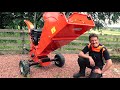 New and improved rock machinery rx13 wood chipper