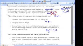 Science 10 - 2 - 4.2  - Polyatomic Ions 1