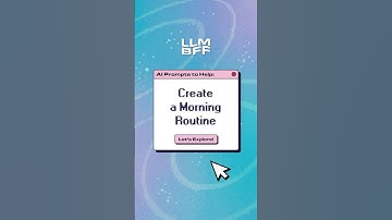 AI Prompts to help: Create a Morning Routine #selfhelp #ai #calm #journaling #llms #morning