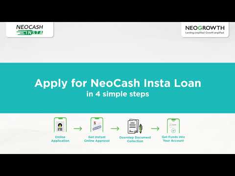 Simple steps to apply for a super-fast NeoCash Insta business loan!