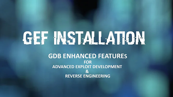 How to install GEF (GDB Extenstion) | Advanced Exploit Development and Reverse Engineering