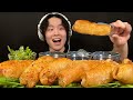 ASMR カリカリに焼いたホルモンテチャン‼️【咀嚼音/大食い】
