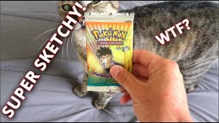 Pokemon - Tampered Pack?! Old Gym Heroes Booster Pack Opening!