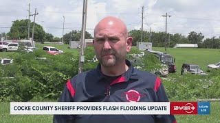 Cocke County sheriff provides update after deadly flash flooding in the area