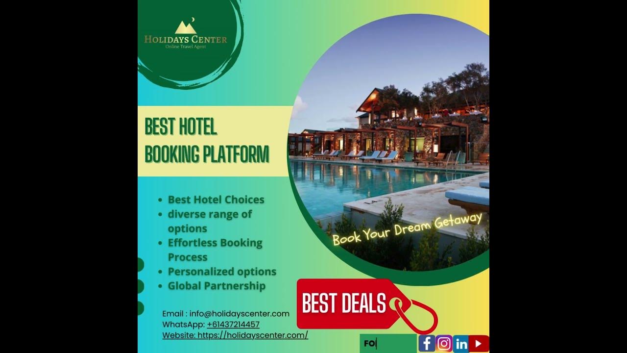 Best Deals on Hotel Booking with Holidayscenter YouTube