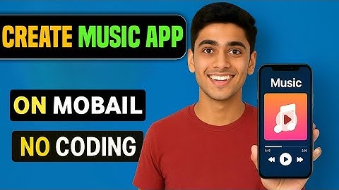 Create a Music App on Mobile || Full Step-by-Step Tutorial || No Coding