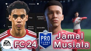 Jamal Musiala EA FC 24/Pro Clubs Face Creation(Fifa 24)(Clubes Pro)(Lookalike)