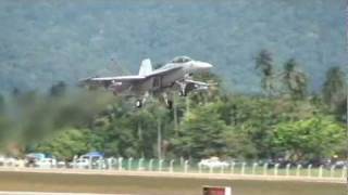 LIMA 2011 F/A-18F Demo Flight  BOEING