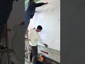 Feature Wall Installation#usashorts #diy #woodworking