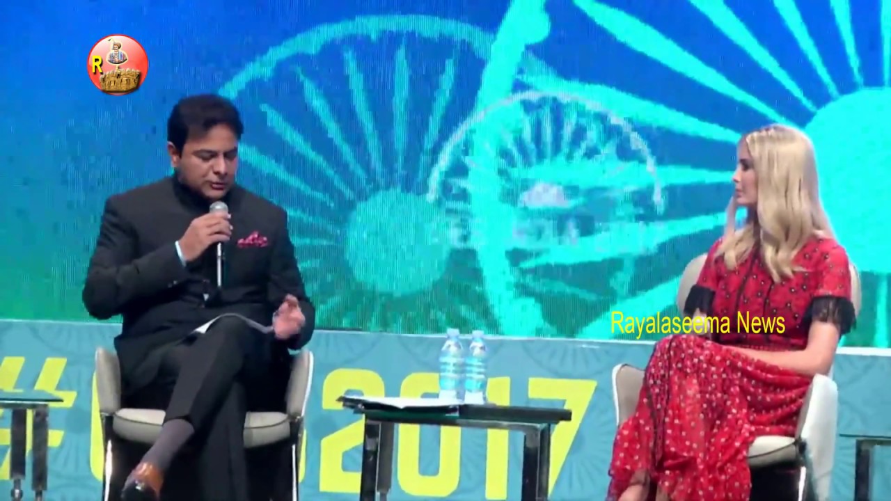 Ktr with Ivanka Trump Global Entrepreneurship Summit 2017 || Ryalaseema News
