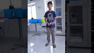 Students practicing basic Robotics model