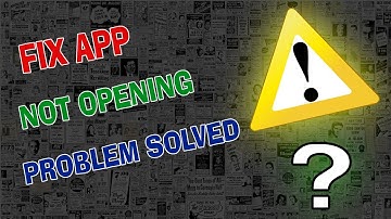 How to Fix App Not Opening Problem Solution in Tamil