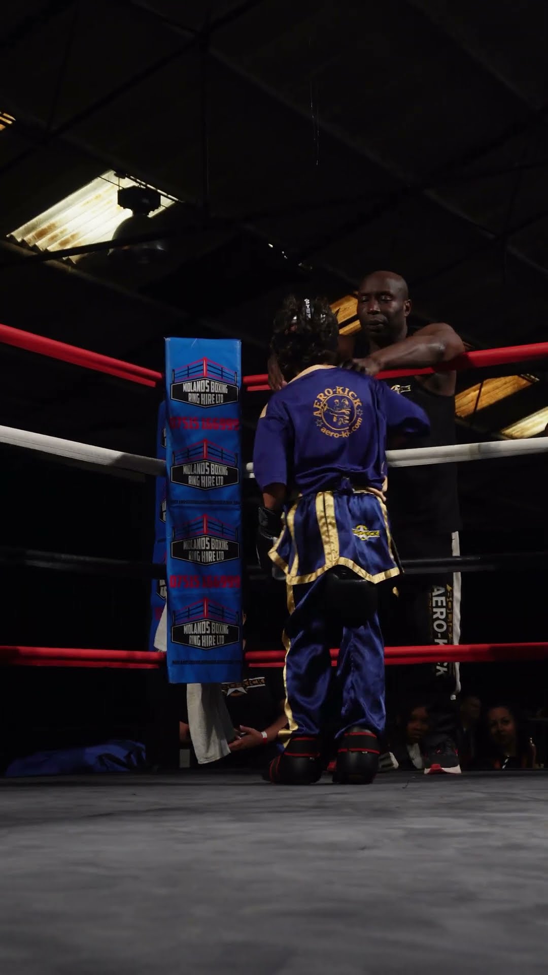 Young talented kickboxers fighting on Battle of Knights.