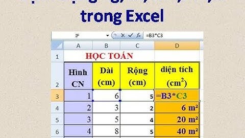 CÁCH GÕ M2, M3 TRONG EXCEL