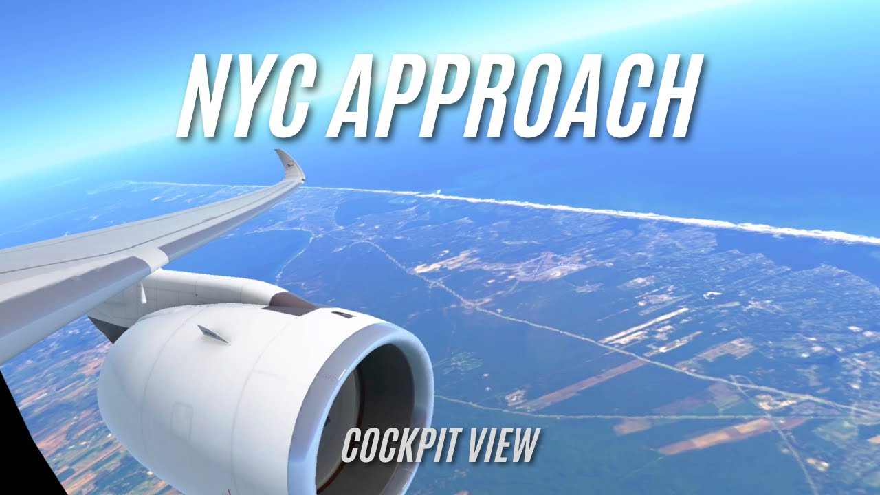 Final Approach Into New York | Lufthansa A350 | Cockpit View Arrival | Infinite Flight 