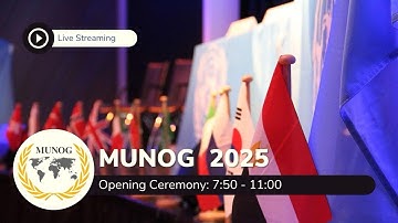 MUNOG 2025 Opening Ceremony