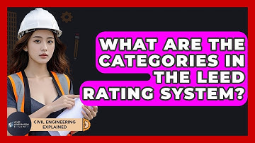 What Are The Categories In The LEED Rating System? - Civil Engineering Explained