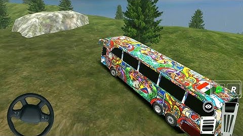 Big Coach Bus Simulator India Offroading - Gameplay in Android | New Bus Offroad Simulator 3D - Game