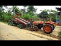 Use trailers to transport agricultural machinery. Hand over agricultural machinery to customers.