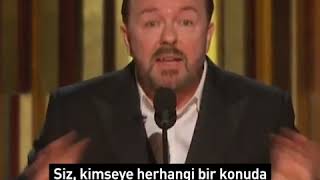 ⁣Ricky Gervais’in açılış konuşması Altın Küre’ye damga vurdu