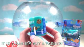 Disney Pixar Finding Dory Bath Toys! Blind Bag & Mashem - Destiny, Hank, Marlin!